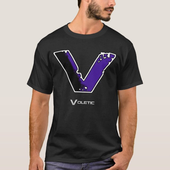 Stor v-mörk t shirt (Framsida)