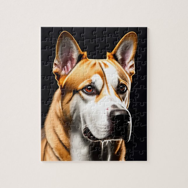Stor vacker Hund Pussel (Vertikal)