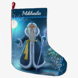 Stor vacker julklapp stor julstrumpa