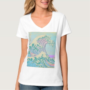 Stor våg Pastell T-Shirt