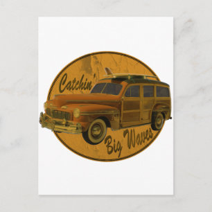 stor vågar i skogen vykort