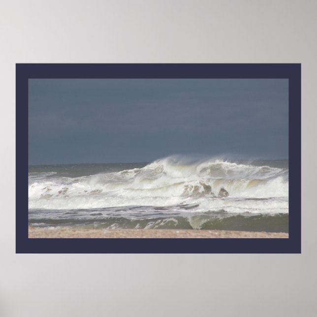 Stor vågfoto poster (Framsidan)