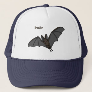 Stor vampyr fladdermus tecknad illustration keps