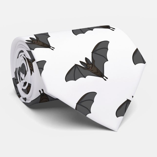 Stor vampyr fladdermus tecknad illustration slips (Rullad)