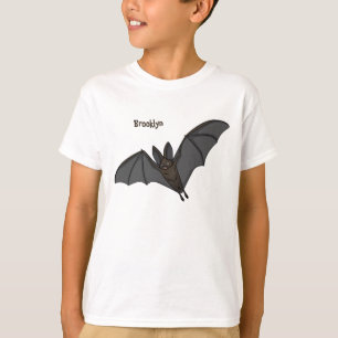 Stor vampyr fladdermus tecknad illustration t shirt