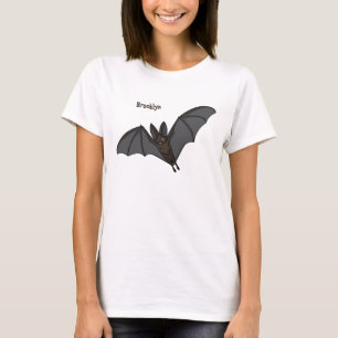Stor vampyr fladdermus tecknad illustration t shirt