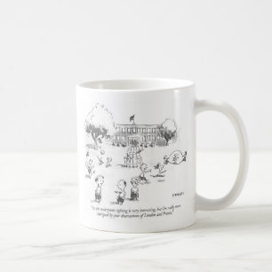 Stor (vänster) vitmugg för ung Epistemologist, Kaffemugg