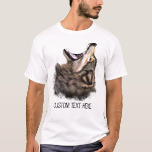 Stor Varg för samling av animaliska Teckningar - T Shirt