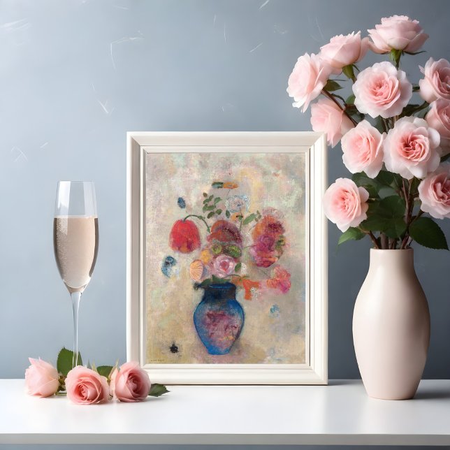 Stor vas med blommor   fototryck (Skapare uppladdad)