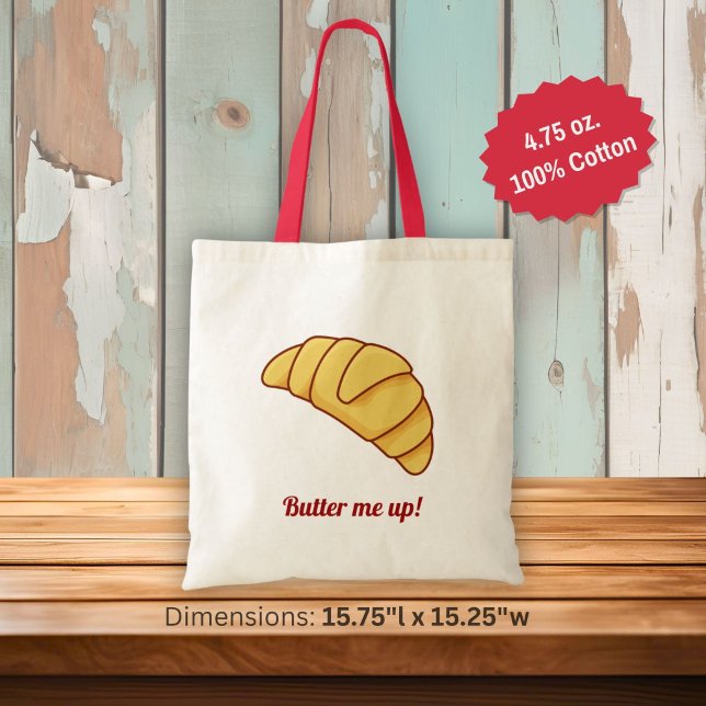 Stor väskmodell i form av croissant tygkasse (Skapare uppladdad)