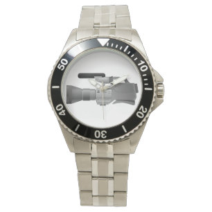 Stor videokameraklocka armbandsur