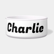 Stor vit anpassningsbar hund skål