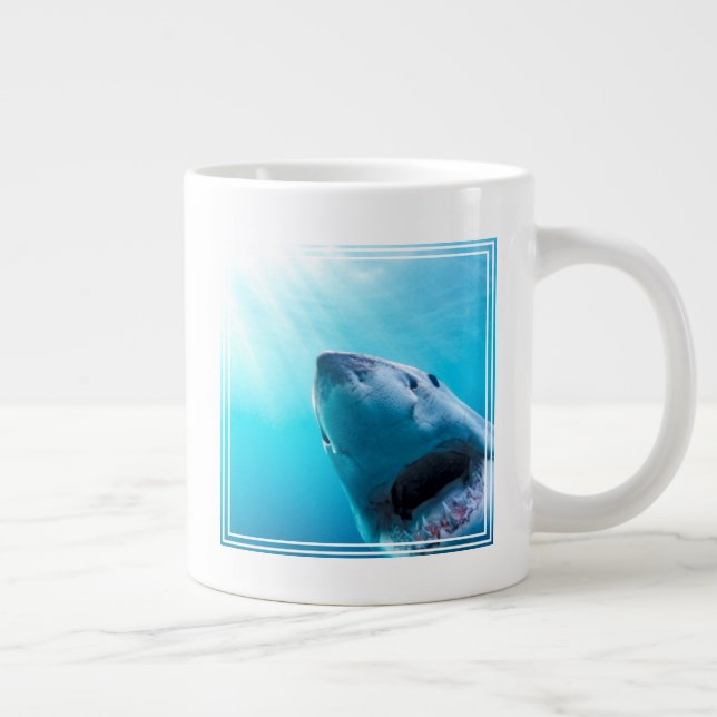Stor Vit Haj | Sydafrika Jumbo Mugg (Höger)
