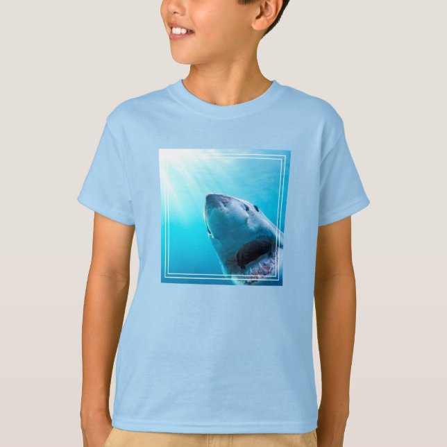Stor vit haj | Sydafrika T Shirt (Framsida)