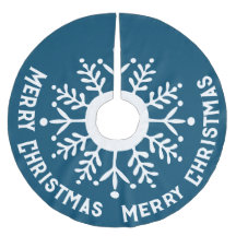 Stor vit snöflinga, God Jul vit på blå