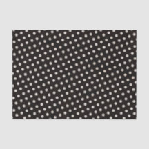 Stor vitpolka dots på svart