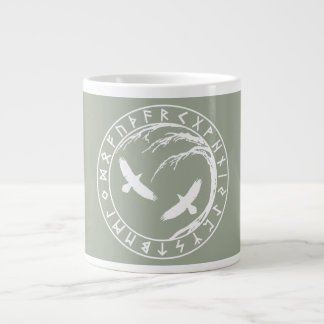 Stor Yggdrasil Futhark Mugg Jumbo Mugg