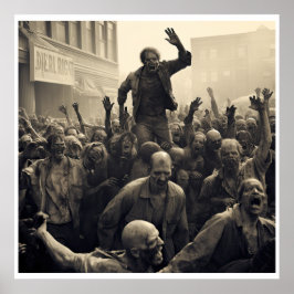 Stor Zombieuppror (Depressionstiden) Poster