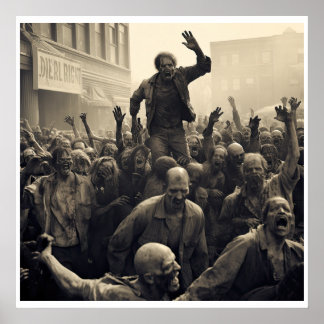 Stor Zombieuppror (Depressionstiden) Poster
