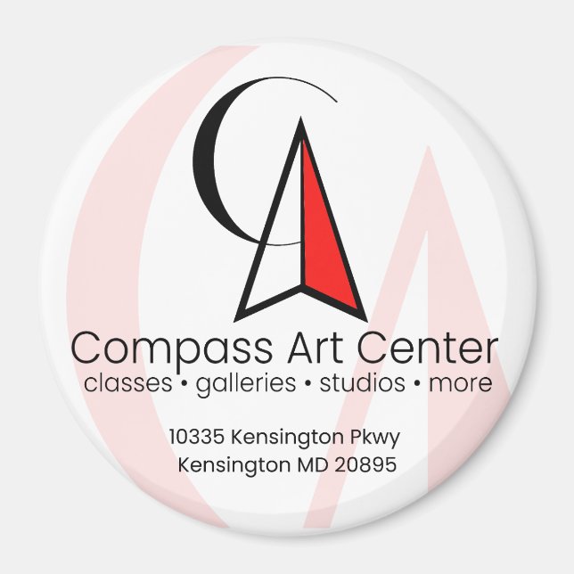 Stora, 3-tums cirkelmagneter magnet (Framsidan)