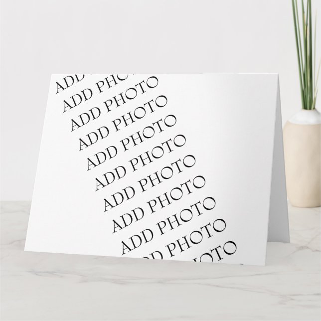 Stora 8,5-tums x 11-tums hälsningskort Skapar ditt Kort (Framsida)