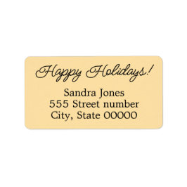 Stora adressetiketter glad helg