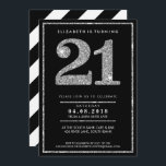 STORA ÅLDERSNUMMER INBJUDAN moderna 21 silver glit<br><div class="desc">OBS! EFFEKTEN SILVER GLITTER ÄR ETT UTTRYCKT BILD A toppen enkel, men ändå snyggtens inbjudan till BIRTHDAY. TIP: 1. Om du vill ändra/flytta grafik/ändra bakgrund slå färg knappen "anpassa". 2 Du kan också ändra typsnitt och lägga till mer text! - - - - - - - - - - -...</div>