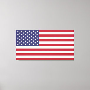 Stora amerikanska Flagga Canvastryck