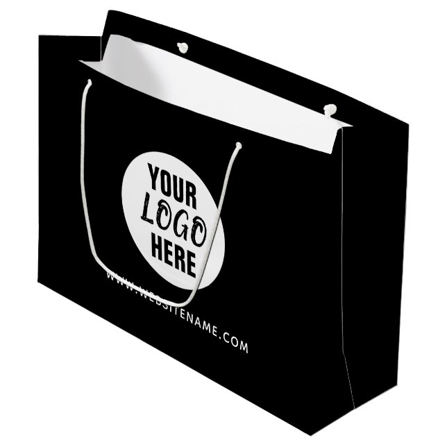 Stora anpassade logotyp/text shopping (Framsidan Vinklad)