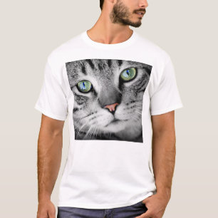 Stora ansiktetabby kattt-skjortor t shirt