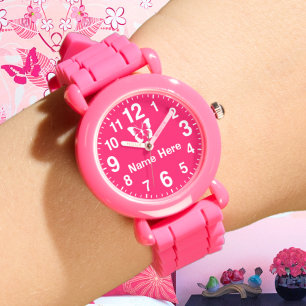 Stora antal Personlig Girls Watches med NAMN Armbandsur