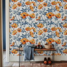 Stora Art nouveau Kalifornien Poppies