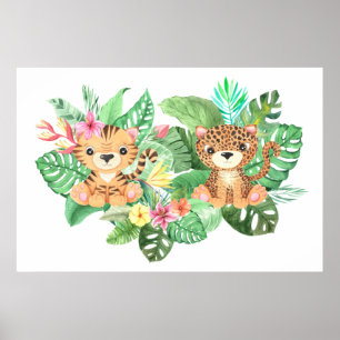 Stora Baby Vild katt Poster