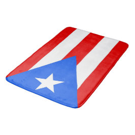 Stora badmattor med flagga av Puerto Rico, USA Badrumsmatta