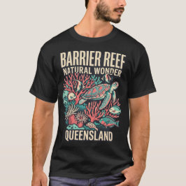 Stora barriärrevet Queensland Australien Vintage T Shirt