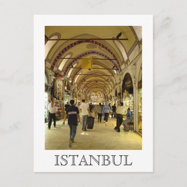 Stora basaren, Istanbul Vykort (Framsida)