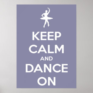 Stora Behållor Lugn och Dance On Lavender Poster