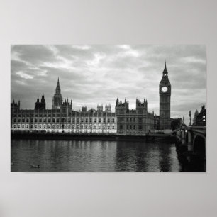 Stora Ben B & W Poster