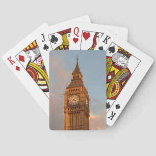 Stora Ben i London som leker kort Casinokort