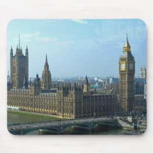 Stora Ben och hus av parlamentet - London Musmatta