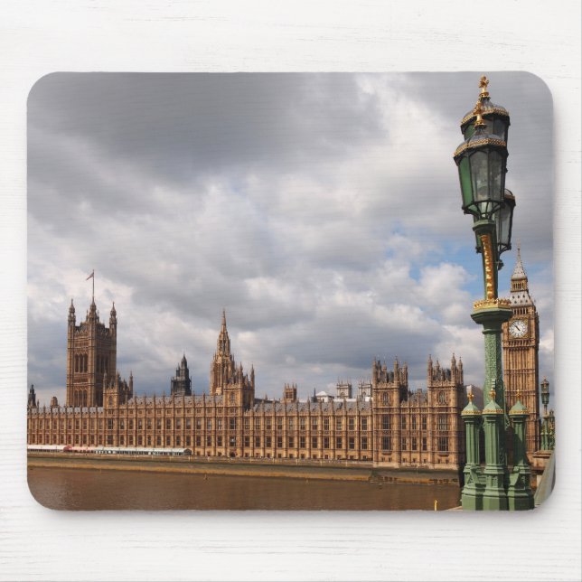 Stora Ben och parlament i London mousepad Musmatta (Framsidan)