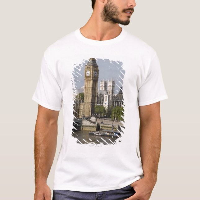 Stora Ben och Thames River T-shirt (Framsida)