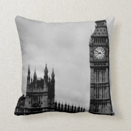 Stora Ben tar tid på London vintage Kudde