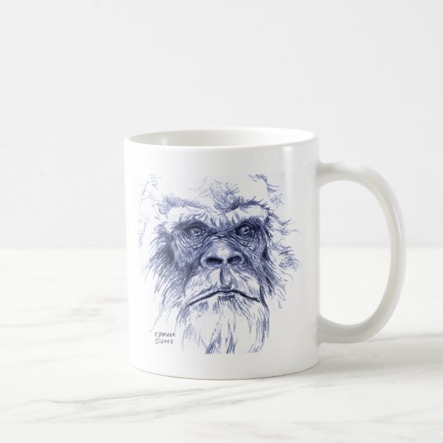 Stora blått Sasquatch Kaffemugg (Höger)