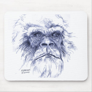 Stora blått Sasquatch Musmatta