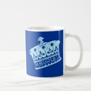 Stora blåttkrona- eller Coronetprodukter Kaffemugg