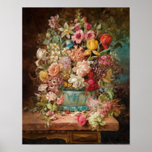 Stora blomman Biet av Hans Zatzka - poster
