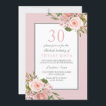 Stora blommor Womans 30års födelsedag Party Inbjud Inbjudningar<br><div class="desc">Gorgliga blommor Womans 30års födelsedag Party Inbjudan Se matchningssamling i Store</div>