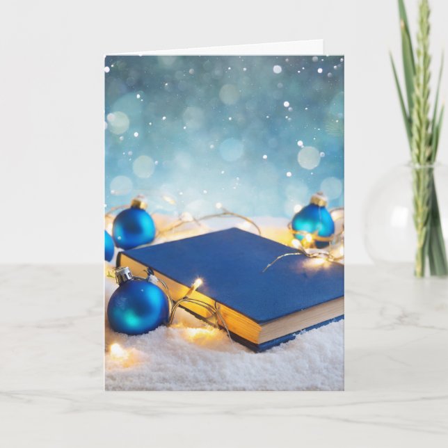 Stora Bok och Helgdag Ljus Kort (Framsida)