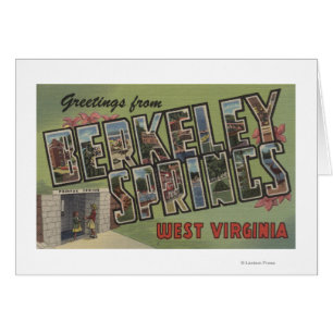 Stora Brev Scenes - Berkeley Vår, WV Hälsningskort